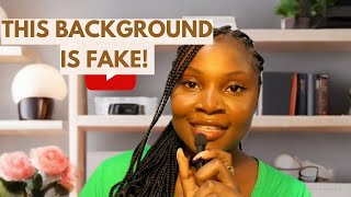 Design a Free Fake realistic YouTube Background with Ease :Get Creative/ YouTube studio set #studio