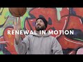 Renewal in motion 