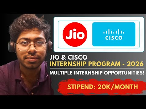 Jio & Cisco Internship Program - 2026 | Complete Guide | Free Resources ...