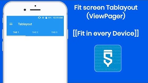 Fit Screen Tablayout (viewpager) in Sketchware. [[Fit in every device]]