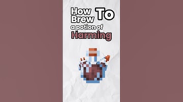 How to Make/Brew a Potion of Harming in Minecraft (Tutorial)