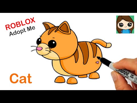 How To Draw A Cat Roblox Adopt Me Pet Safe Videos For Kids - dipper dino roblox