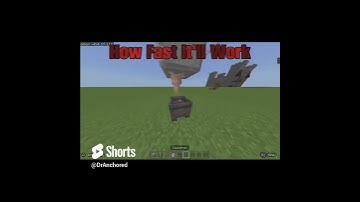 How To Make An Infinite Lava Source In Minecraft! #shorts #short   #youtubeshorts