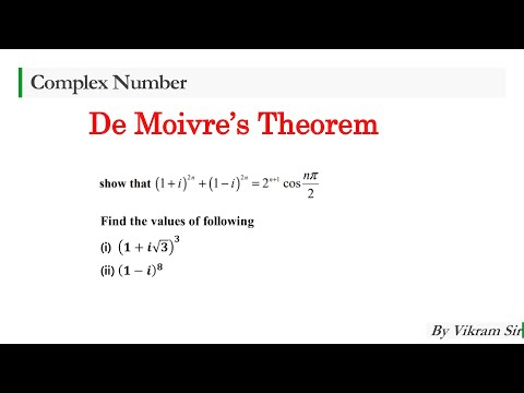 problems on De-Moivre's