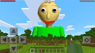 I Found BALDI in Minecraft Pocket Edition...