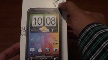 HTC Desire HD Unboxing & First Look