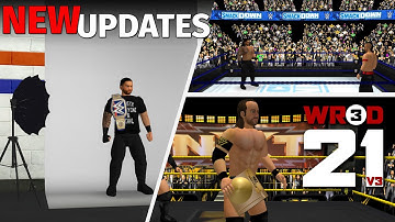 WR3D 21 V3- Photoshoot Area, Fixes and New Creations!