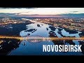 Novosibirsk siberia dronelapse