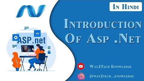 Introduction of ASP .NET in Hindi | What is ASP.NET introduction? | What is ASP.NET with example?