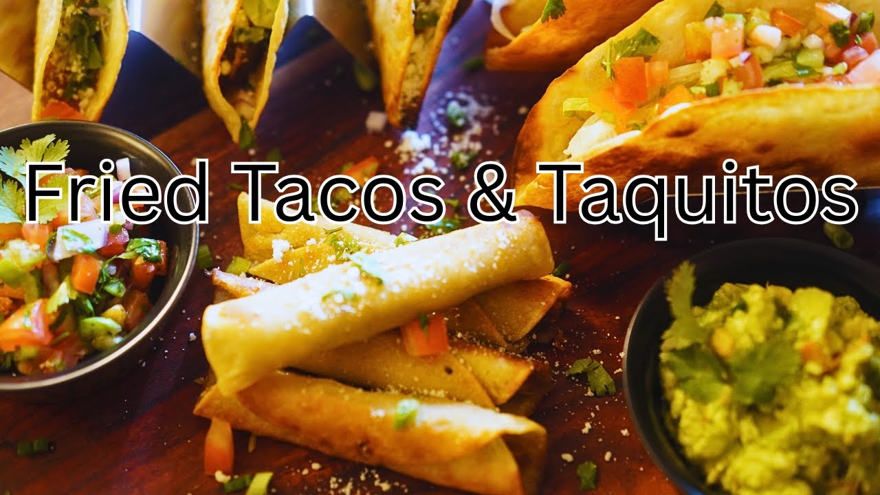 Fried Carnitas Tacos & Taquitos, Guacamole & Pico de Gallo: Game Day Party Food Ideas Part 3.