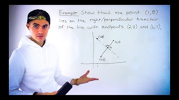 Prove a Point Lies on the Perpendicular/Right Bisector (Grade 10 Math, Ontario)