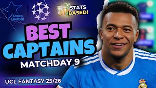 UCL Fantasy MATCHDAY 9 BEST CAPTAINCY PICKS! 🔥 Champions League Fantasy 25/26 screenshot 1