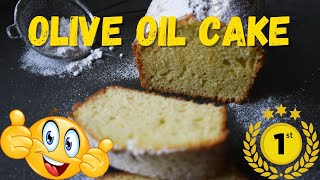 Super Moist Olive Oil Cake - Only 7 Ingredients! Easy and Delicious!