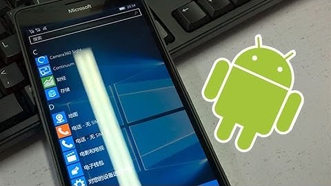 How to install android apps on windows 10 mobile