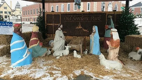 Man takes action after nativity scene vandalized
