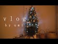 Vlog暮らし｜クリスマスツリー飾り/簡単な昼食とティータイム