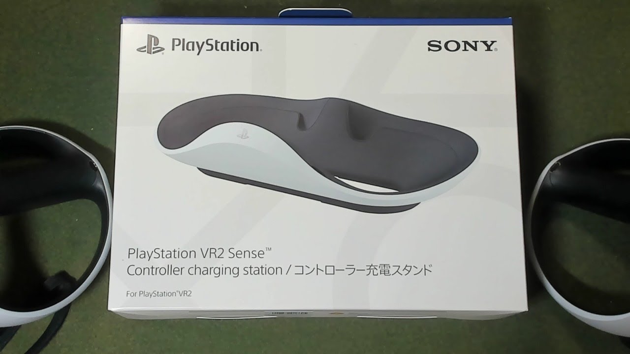 最先端 PlayStation コントローラー充電スタンド（CFI-ZSS1J） VR2 + 【開封】PlayStation VR2