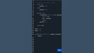 #python 255 To find LCM of two numbers.#python #lcm #pythonprogramming #pythontutorial