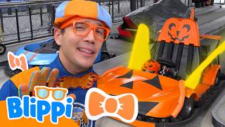 SUPER SILLY RACE! | Blippi Vehicles | Learning Videos for Kids