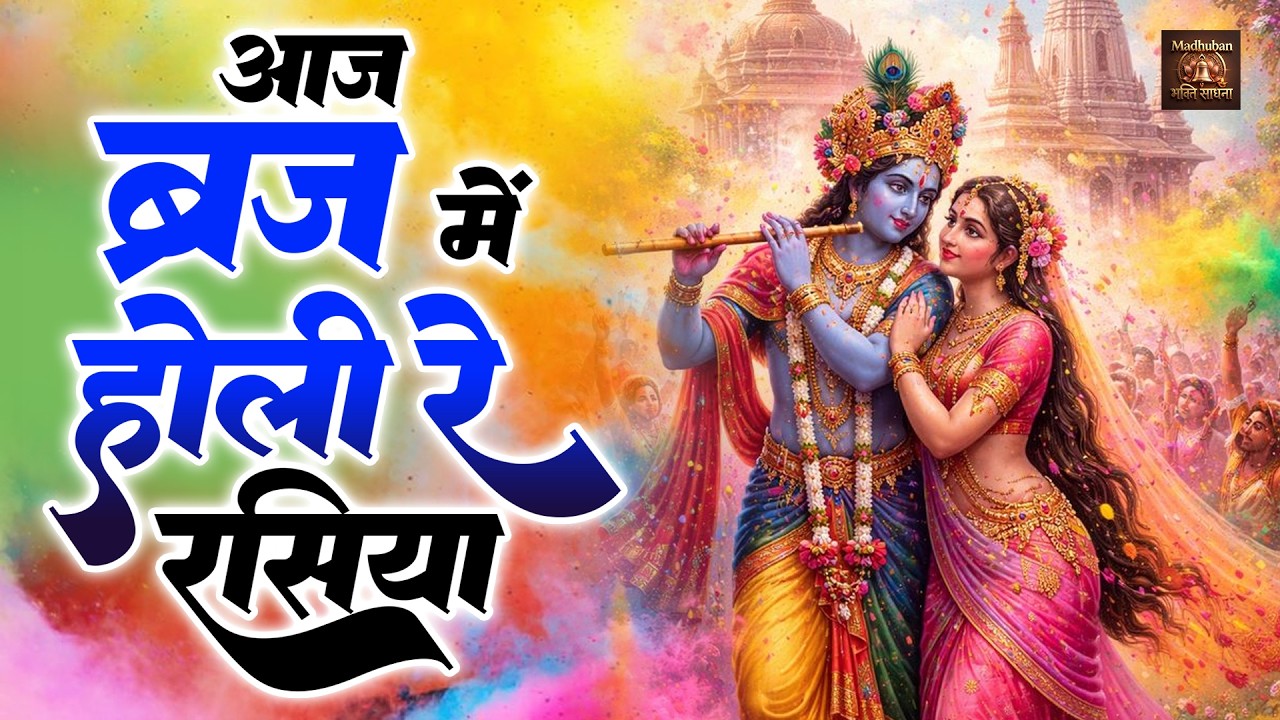 न्यू होली धमाका।। आज ब्रज मे होली रे रसिया।। Aaj Braj Me Holi Re Rasiya।। राधा कृष्ण होली 