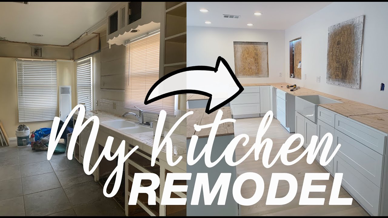 My Kitchen Remodel - Part 1 - YouTube