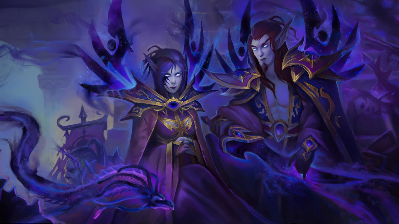 wow, World of Warcraft void elves, void elves music, void elves wallpaper, void...