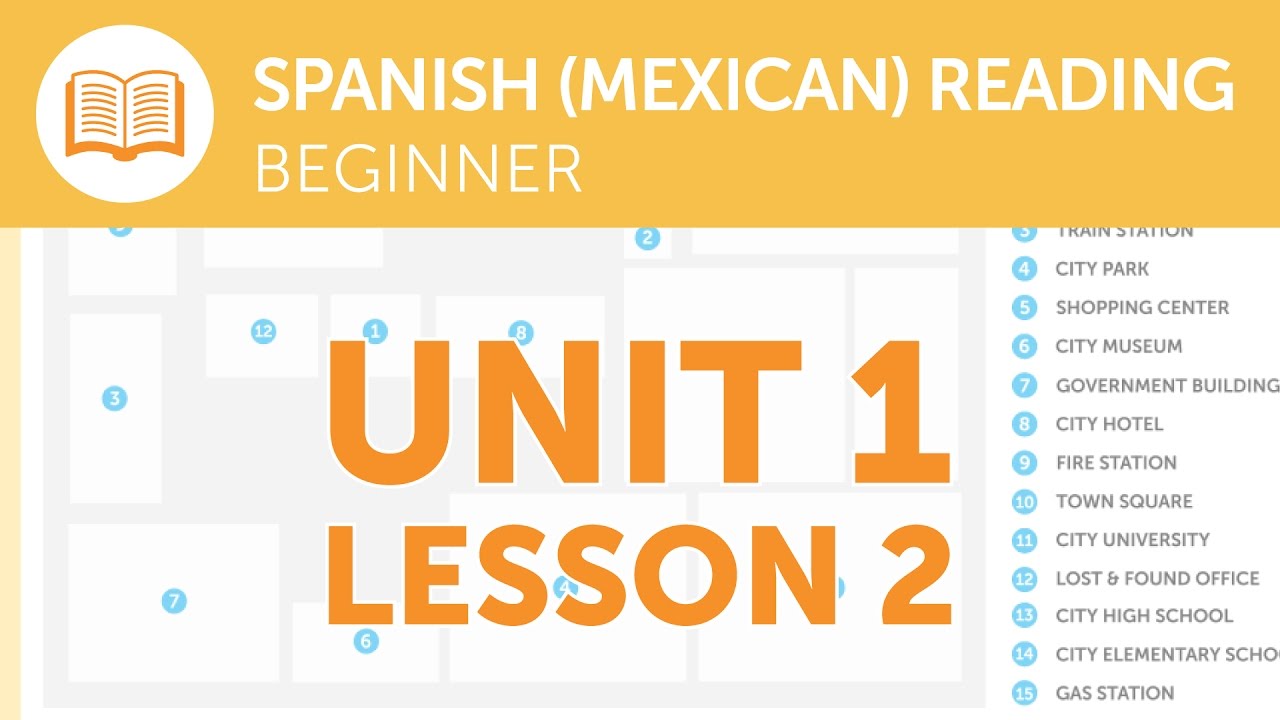⁣Mexican Spanish Reading for Beginners - Reporting a Lost Item at the Station