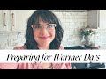 🌞 Simple Homemaking Tips to Transition Your Home for Warm Weather | Spring to Summer Prep