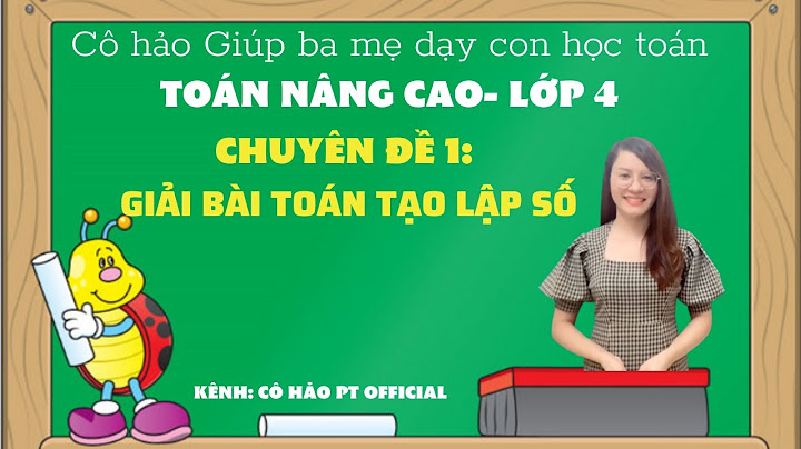 Giải bài tập toán lớp 4 sách giáo khoa