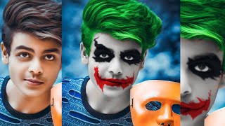 how to make joker face in PicsArt|| joker mask on face2018| PicsArt cb editing|| NS EDITZS 2018 screenshot 5