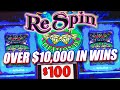 HOT SLOTS!! DOUBLE DIAMON RESPIN HIGH LIMIT ★ MASSIVE JACKPOTS AND WINS!