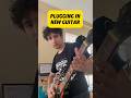 Plugged in my guitar—no effects, just raw sound. First strum magic. #PsychoBardRock 🎸✨