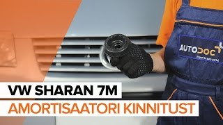 Kuinka korvata Iskunvaimentimen yläpään laakeri VW SHARAN (7M8, 7M9, 7M6) - opetusvideo