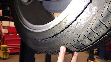 What happens when you drive on flat tires