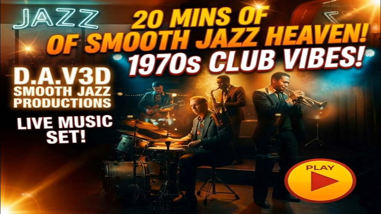 Relaxing 70s Smooth Jazz - Live Club Ambiance | Chill Background Music.