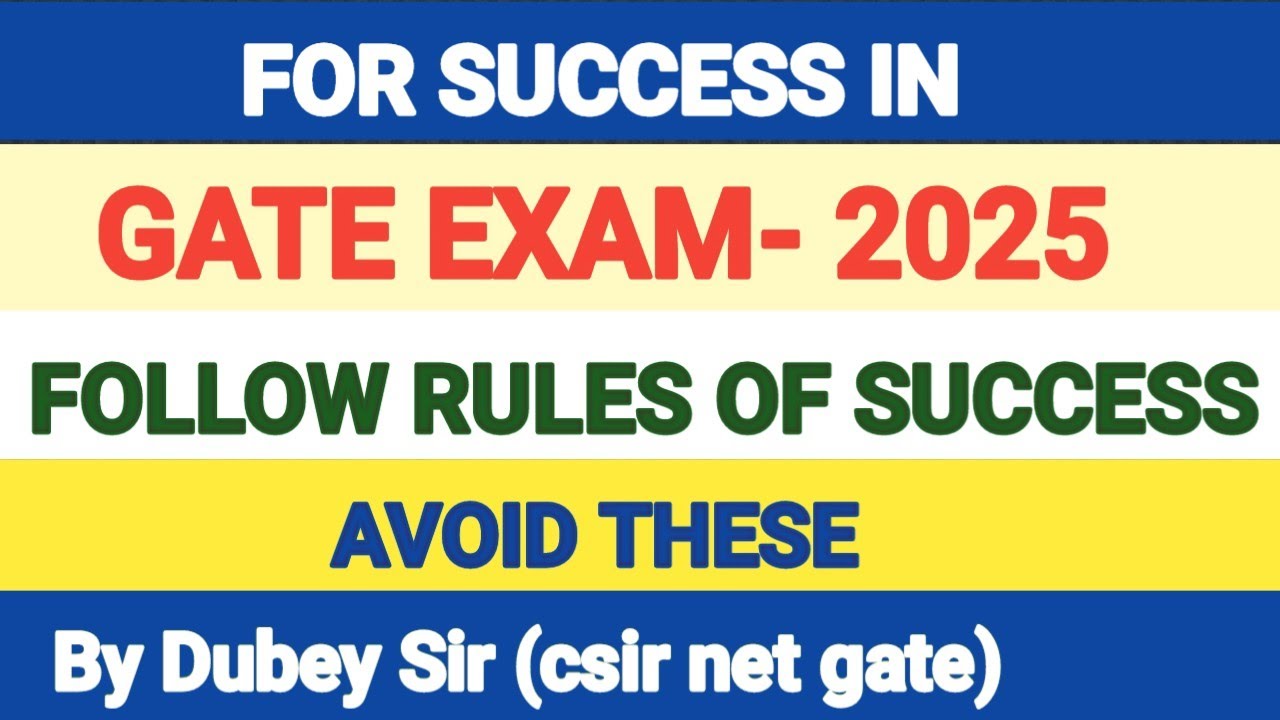 golden-rules-of-success-in-gate-or-csir-net-jrf-exam-avoid-these