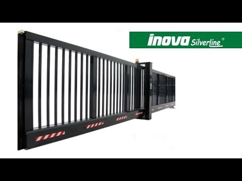 INOVA SilverLine Aluminium Sliding Gate made by Berlemann