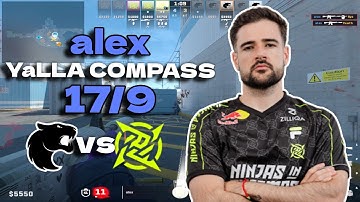 CS2 POV NIP alex (17/9) vs FURIA (Nuke) @ YaLLa Compass 2024 Semi-final