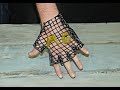 How To Make Amazing Black Glove Using Glue Gun