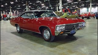 1967 Chevrolet Impala SS Super Sport in Red & 427 Engine Sound on My Car Story with Lou Costabile