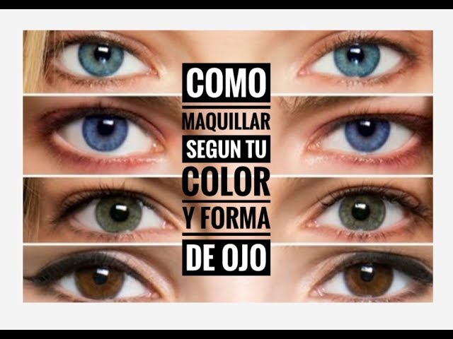 Cómo maquillarse según tu tipo de ojo: colores, sombras o 'eyeliners' que  más te favorecen