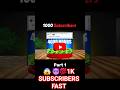 1000 subscribers ka target har new YouTuber ka first milestone hota hai. #youtubeshorts #subscribe