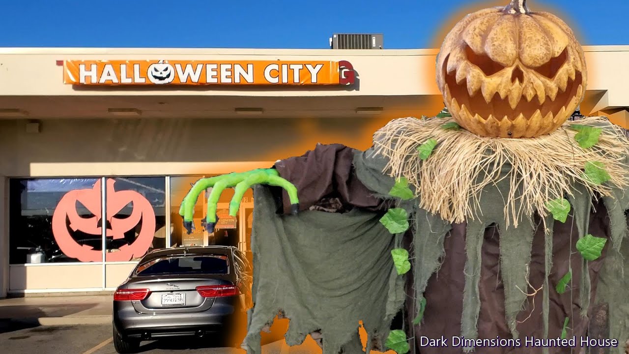 Halloween City 2023 in Corpus Christi Texas Walkthrough Tour of Spooky