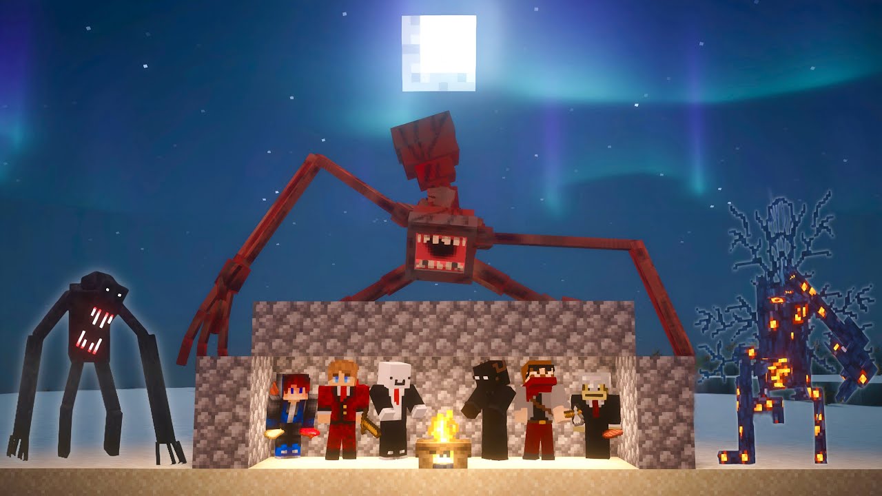 6 идиотов выживают в каждом хоррор-моде Minecraft