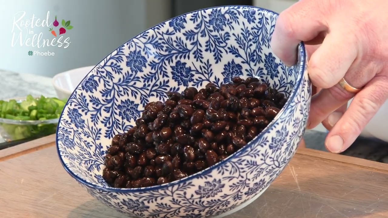 Rooted in Wellness EP 4: Black Bean and Avocado Salad
