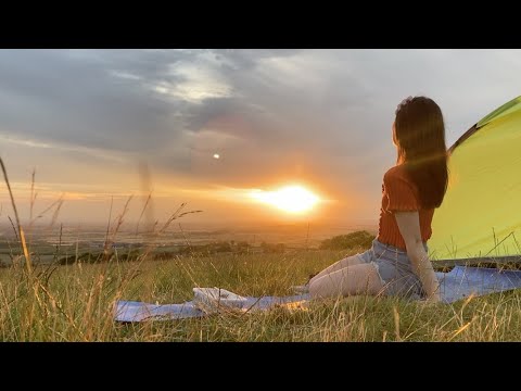 Olivia's Sanctuary | North Yorkshire Wild Camping INCREDIBLE SUNSET - Self alignment and clarity!!