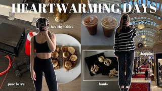 HEARTWARMING DAYS ❤️ healthy habits, workout class, family time, hauls & more!
