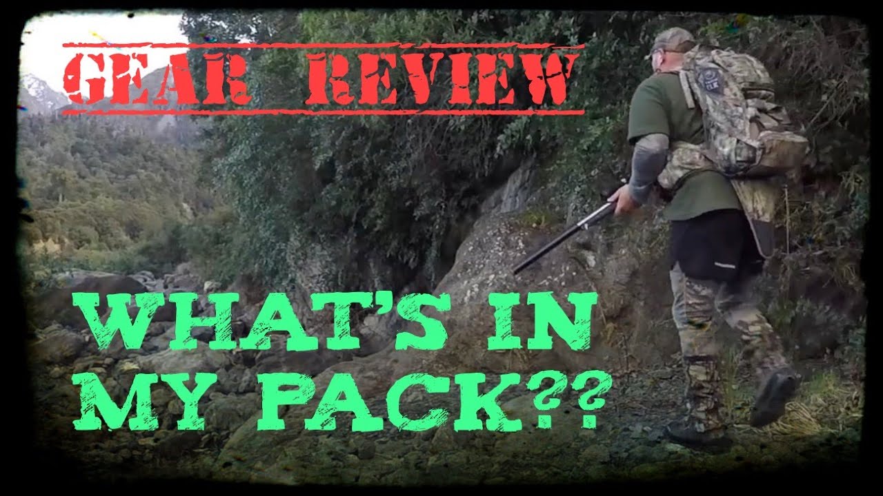 Hunting New Zealand. Gear Review. What I Take on the Hunt. YouTube