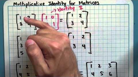 Identity Matrix of Multiplication (4-5-2)