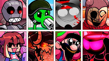 TERMINATION but Every Turn a Different Character Sings🎶⚡ (FNF QT: Rewired)